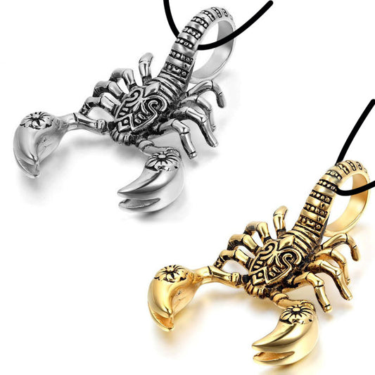 Personality fashion rock punk king scorpion pendant men's necklace antique fashion men's jewelry